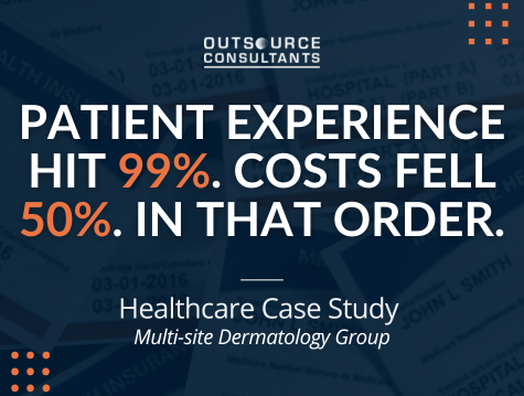 Patient experience hit 99%. Costs fell 50%. In that order.